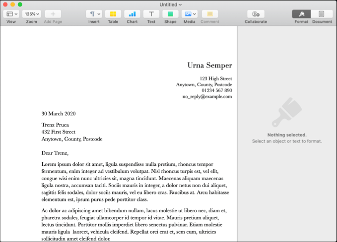 apple word processor for mac